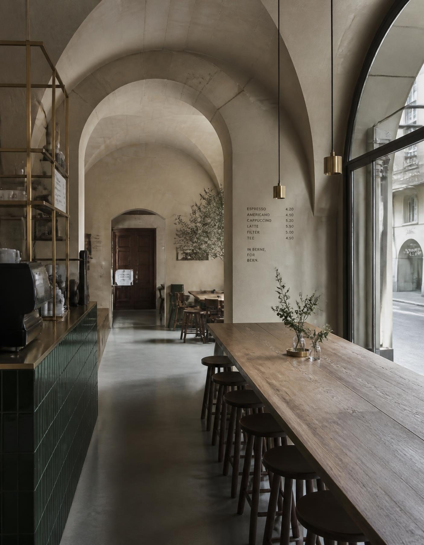 DRAFT. Bern coffee house interior